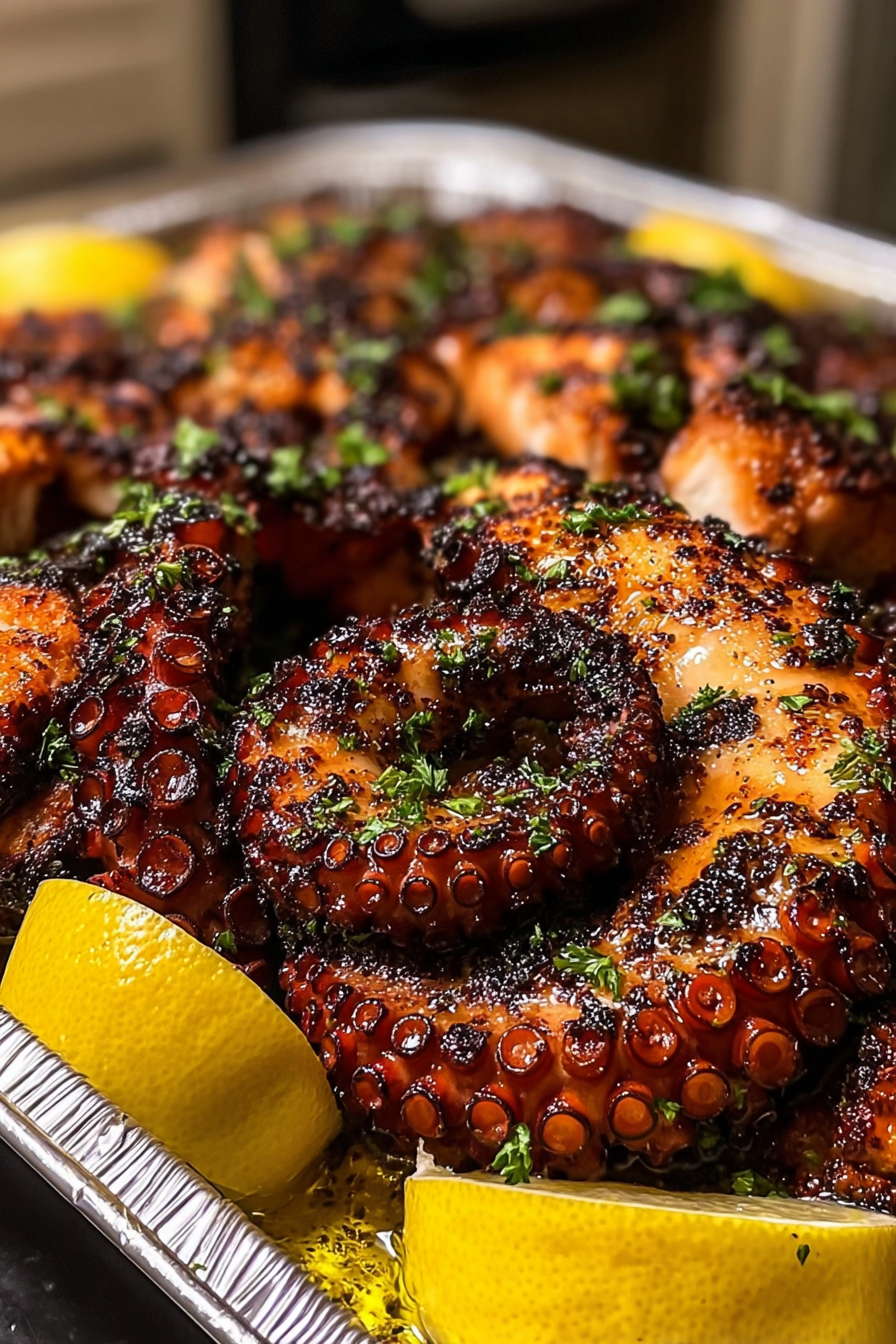 Gegrillter Oktopus mit Zitrone und Oregano genießen! image 2