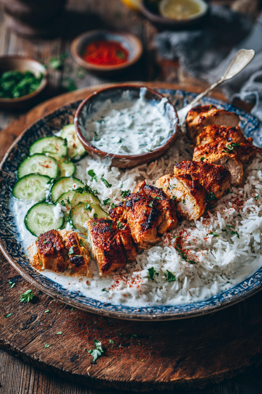 Hähnchengyros in Schmandsoße mit Reis – Unglaublich ultimativer Genuss für die Familie! image 2