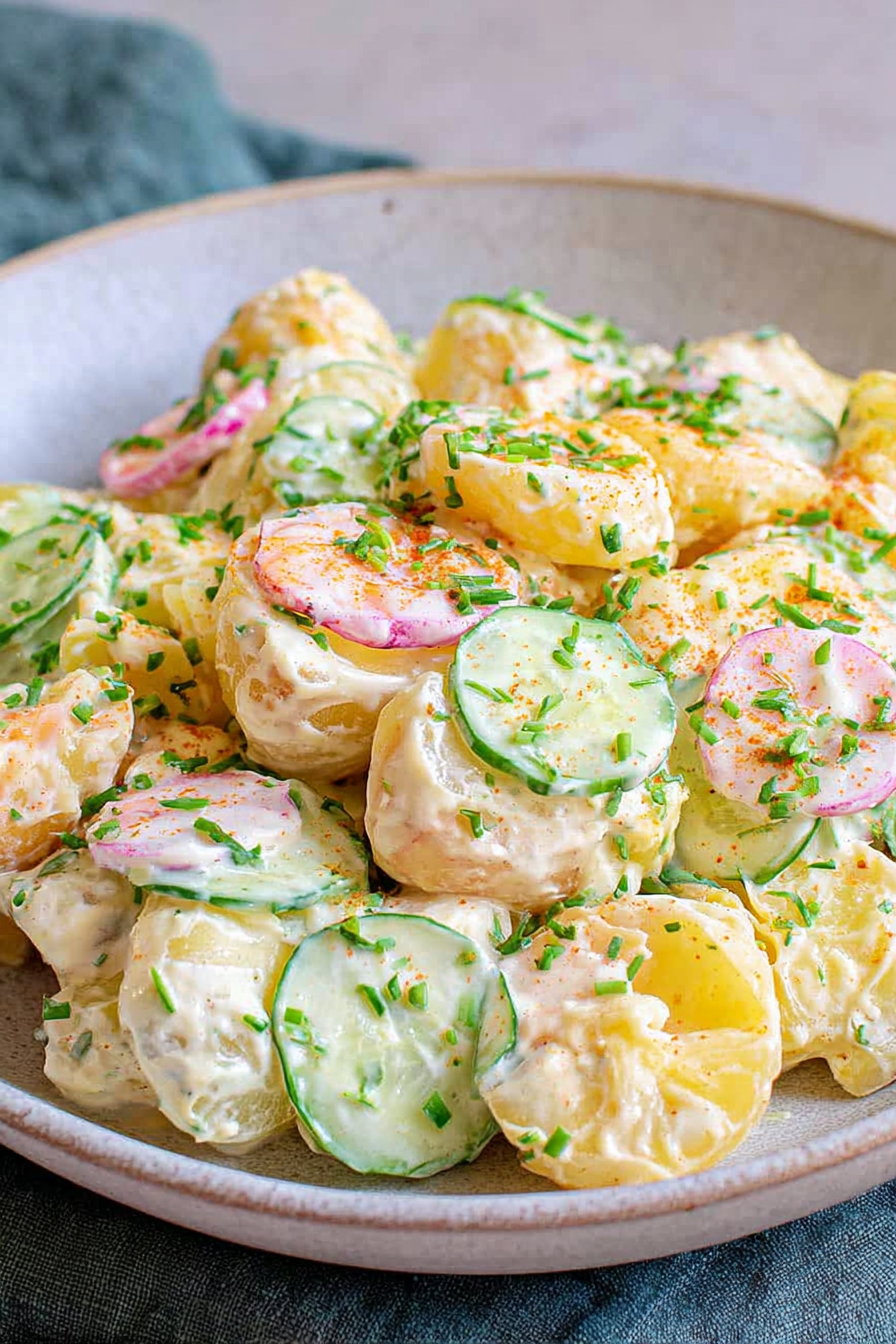 Kartoffelsalat mit Joghurt & Gurke image 2