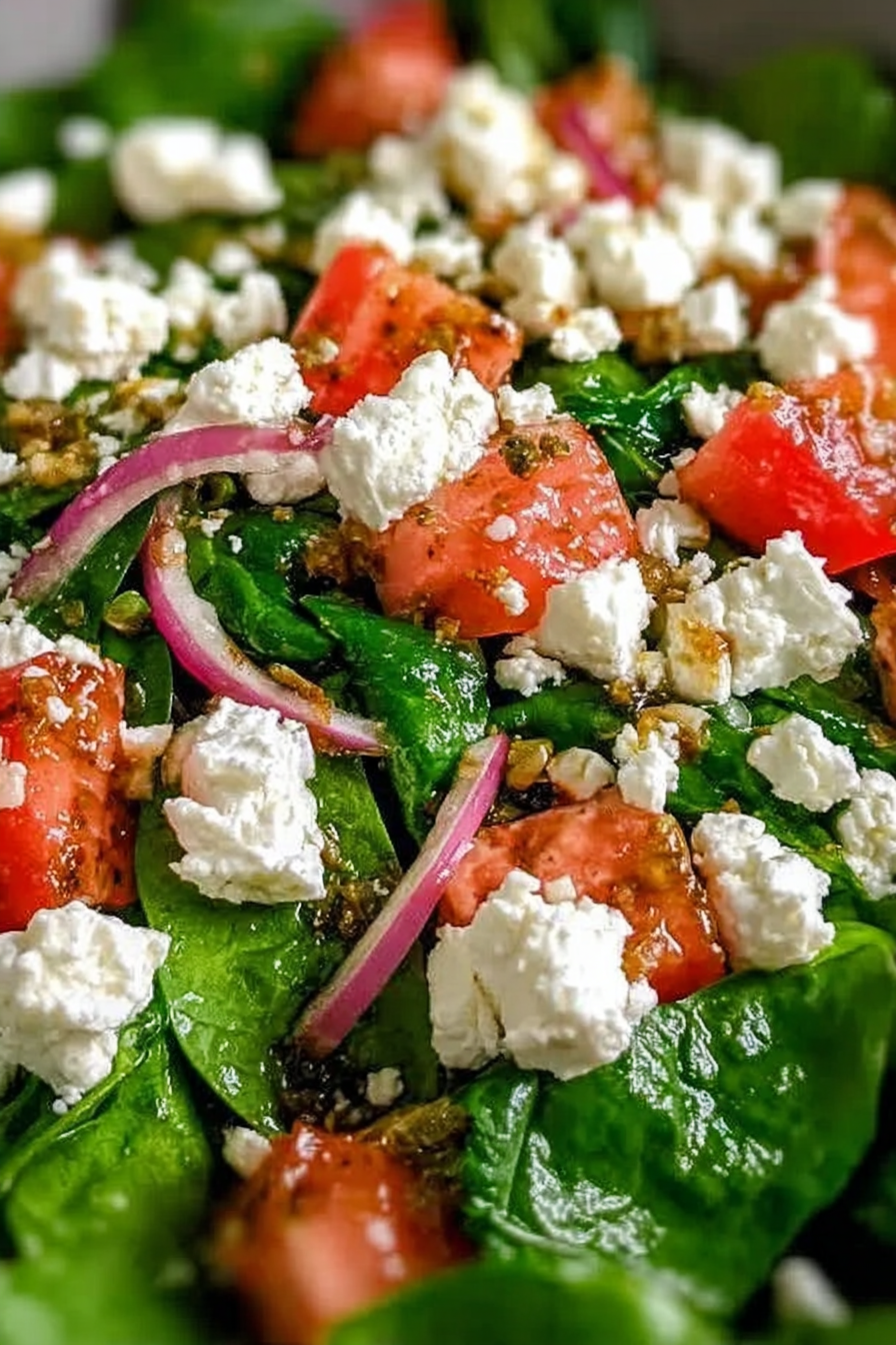 Spinatsalat mit Feta: Ein unglaublich essenzieller Genuss für jeden Anlass image 2