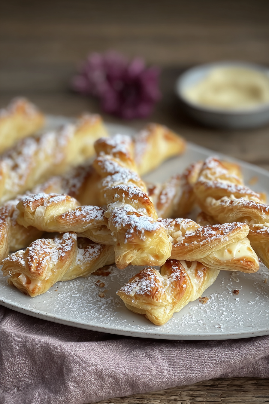 Blätterteig-Pudding-Stangen image 2