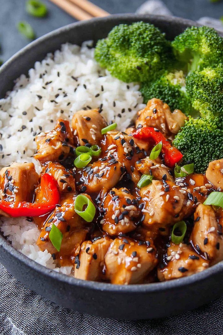 Chicken Teriyaki mit Brokkoli und Reis image 2