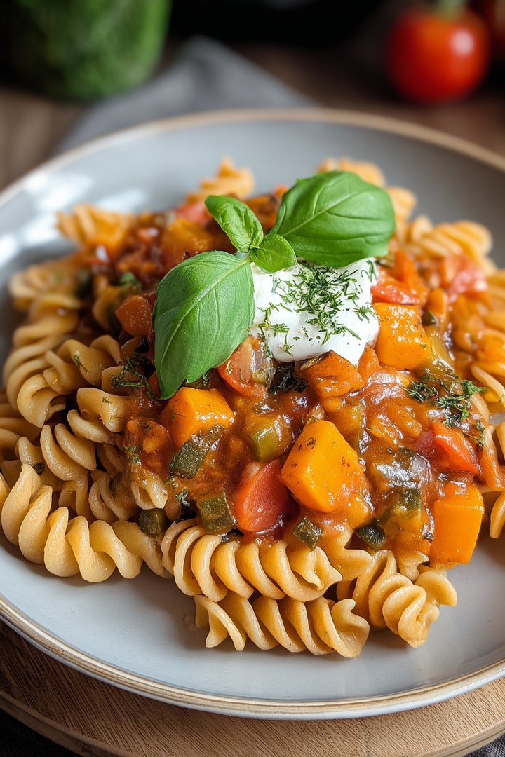 Gesunde Nudeln mit Gemüse-Soße Rezept image 2