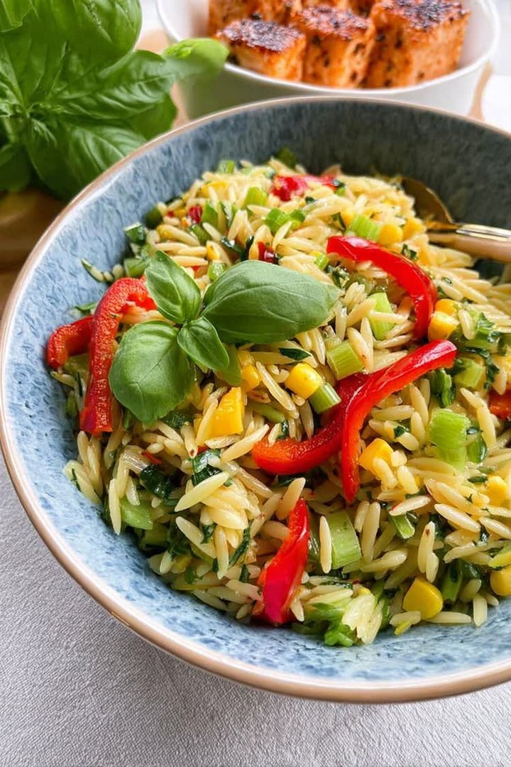 Kritharaki-Salat mit Paprika image 2