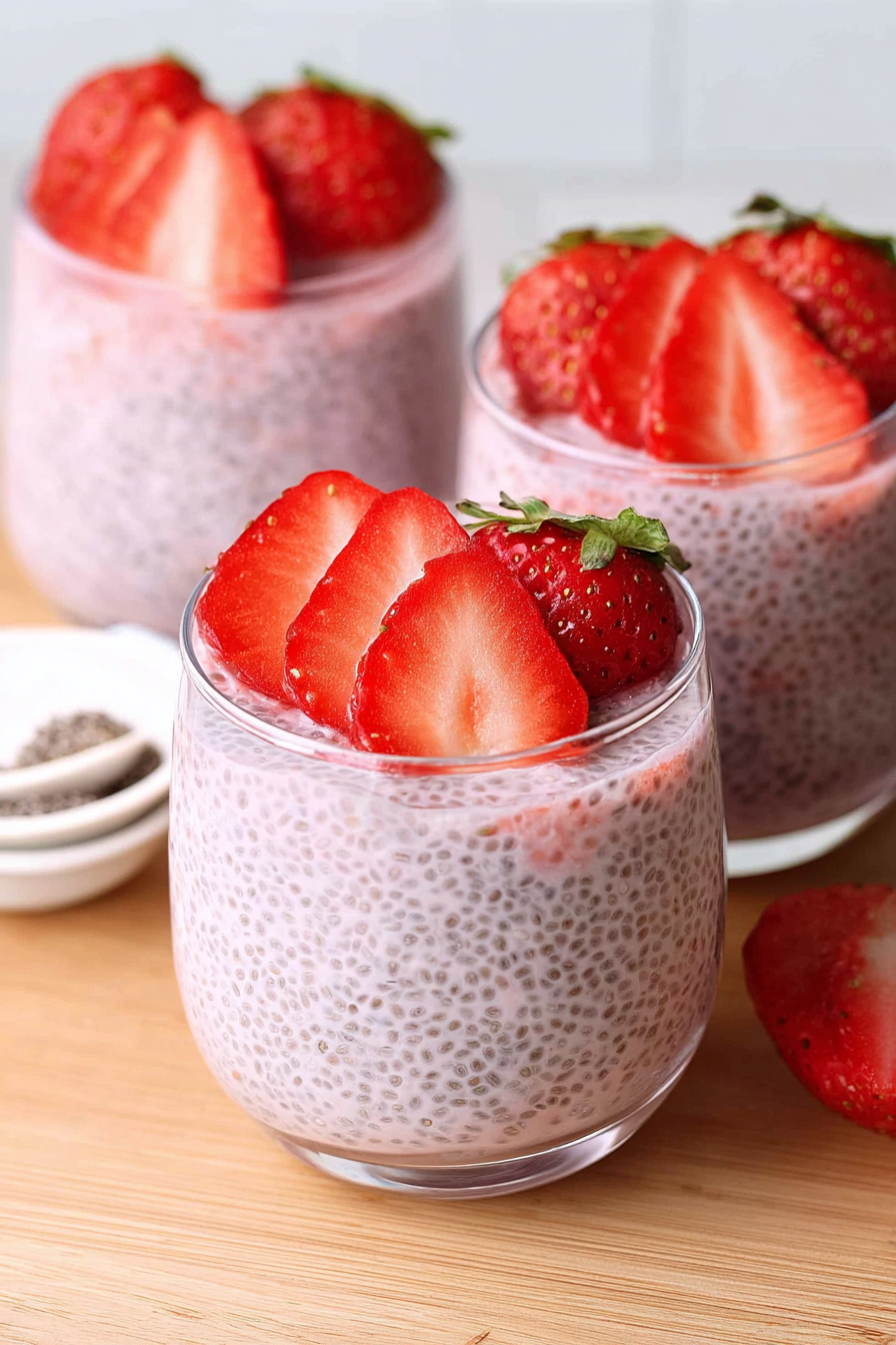 Leckerer Keto-Erdbeer-Chia-Pudding image 2
