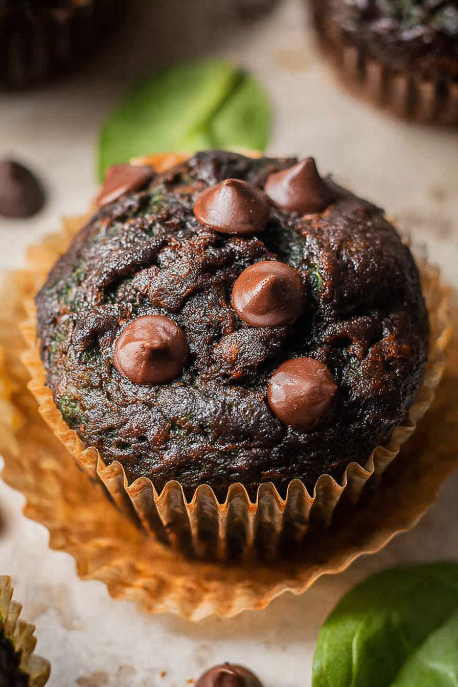 Schokoladen-Spinat-Muffins image 2