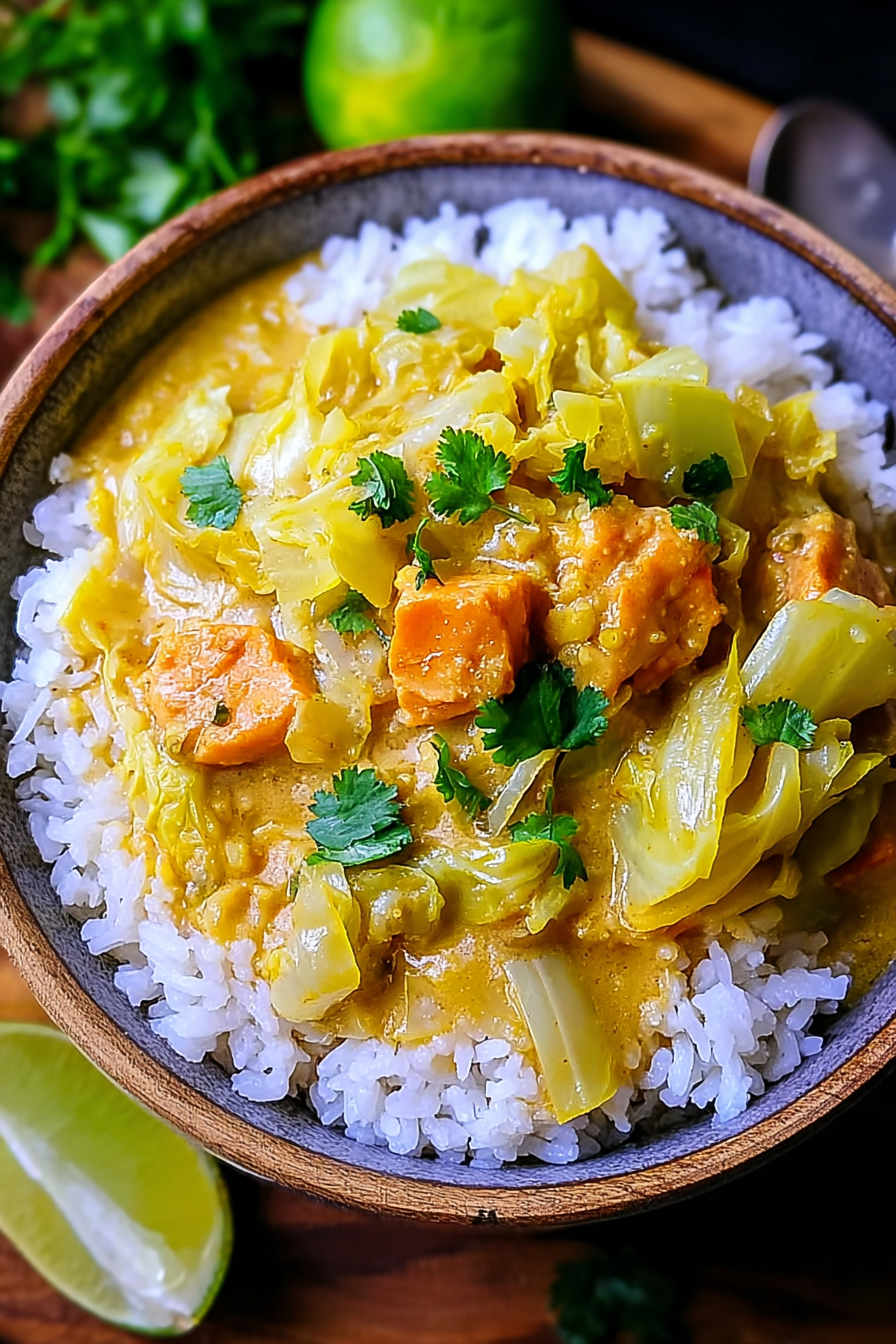 Spitzkohl-Curry mit Kokosmilch image 2