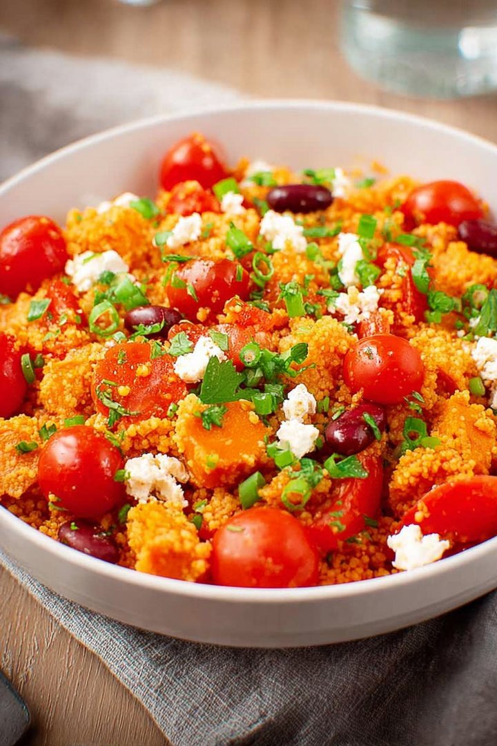Couscous-Pfanne mit Tomaten und Nierengerichten image 2