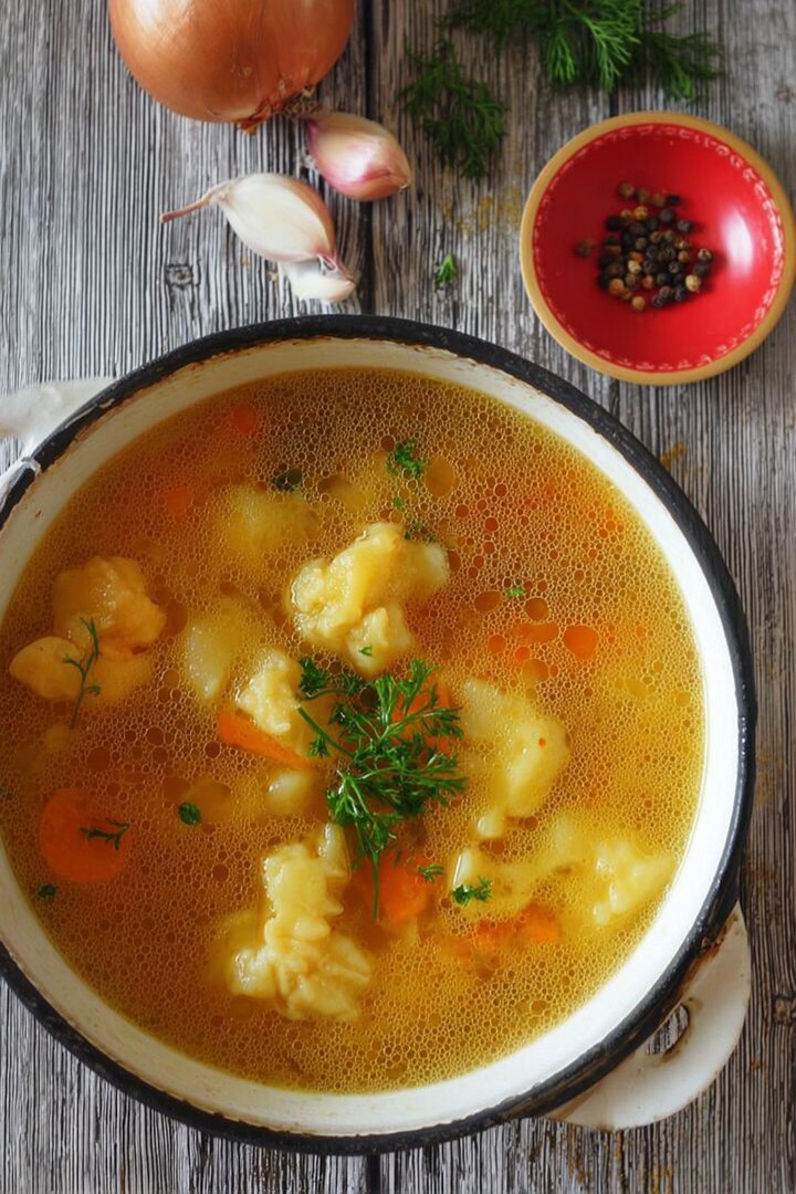 Galuschki-Suppe mit Kartoffeln image 2