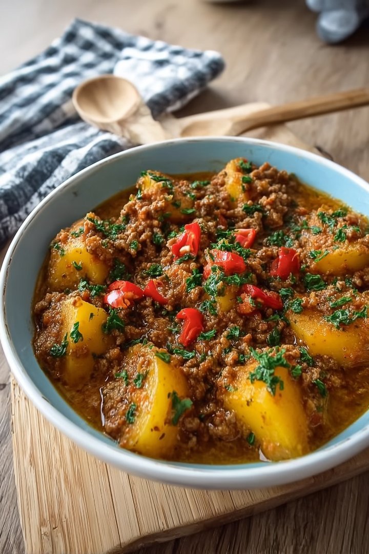 Kürbis-Hackfleisch-Pfanne mit Feta image 2