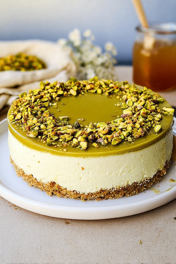 Pistazien-Käsekuchen ohne Backen image 2