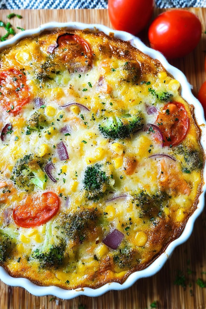 Schnelle Gemüsequiche vegetarisch image 2