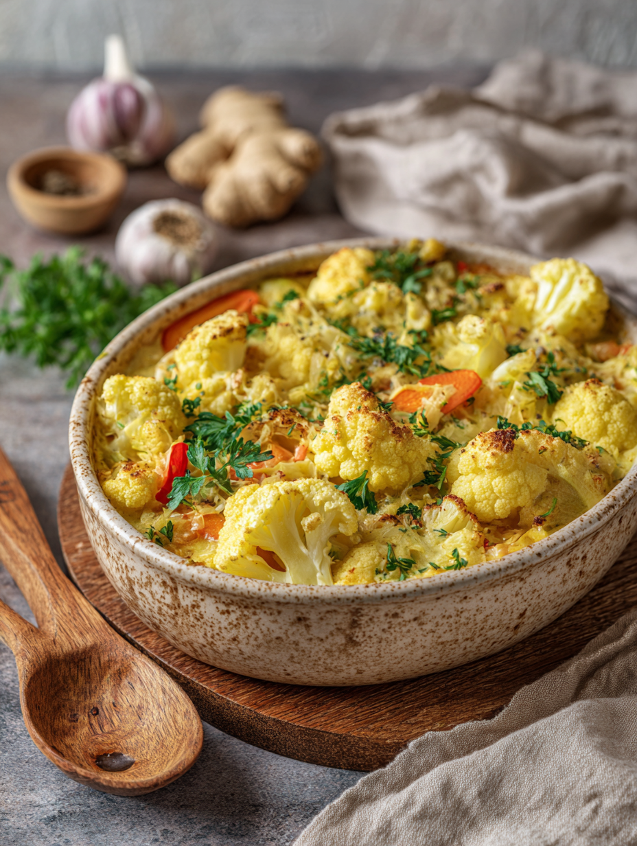 Blumenkohl-Curry-Auflauf image 2