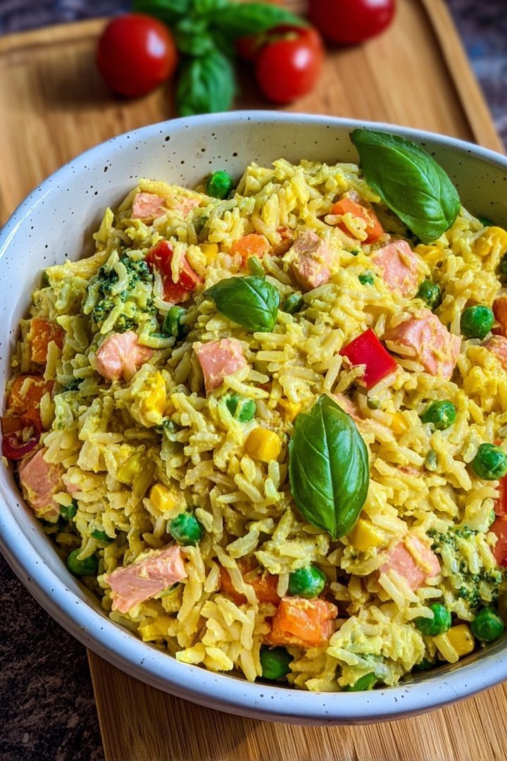 Bunter Reissalat mit Curry image 2