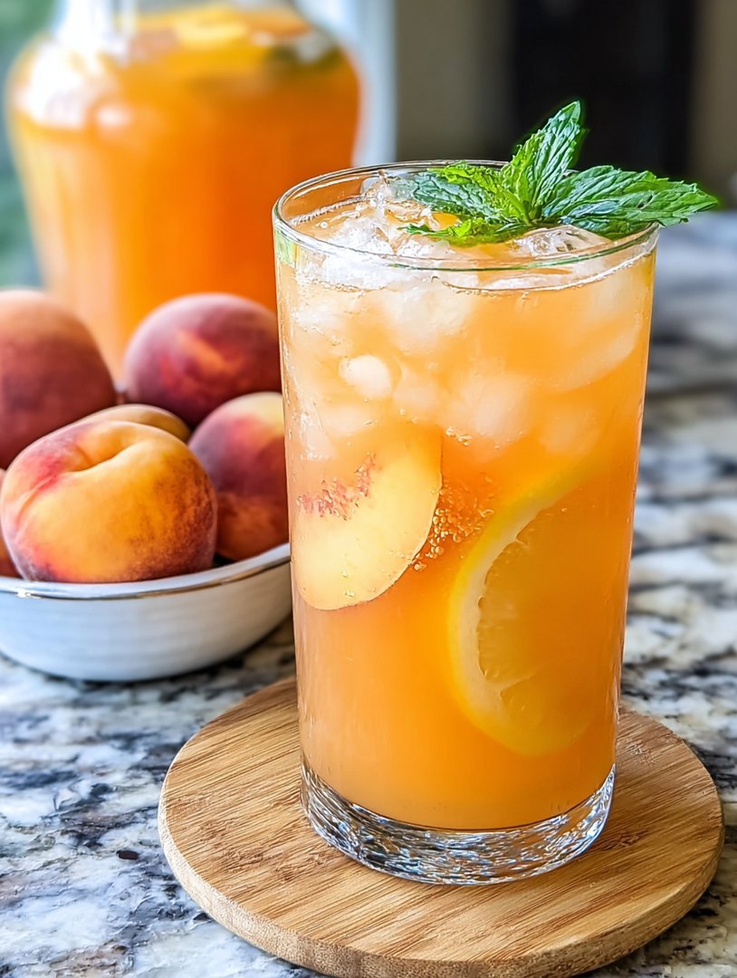 Erfrischende Pfirsichlimonade image 2