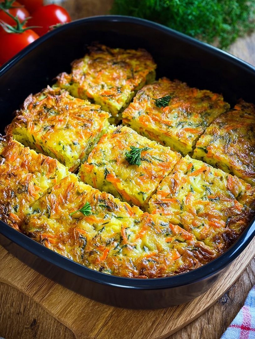 Gesunder Gemüsekuchen mit Käse image 2