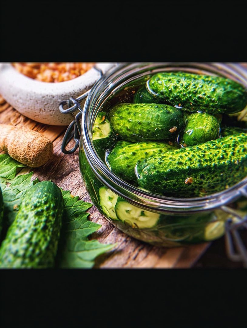 Gurken einlegen im Steintopf image 2