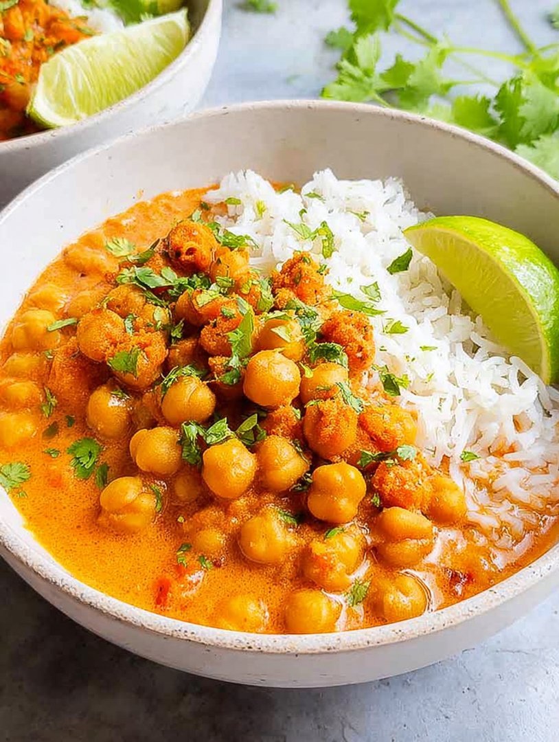 Kichererbsen-Curry mit Kokosmilch image 2