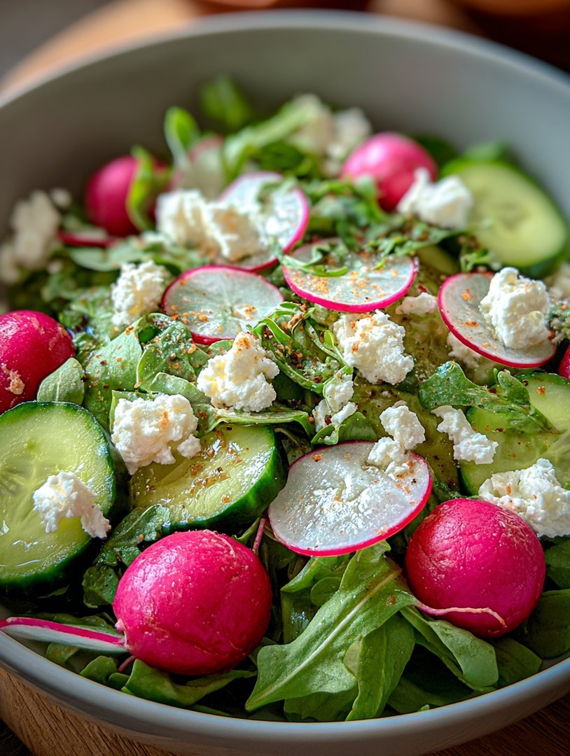 Leichter Frühlingssalat mit Radieschen u0026amp; Joghurt-Dressing image 2