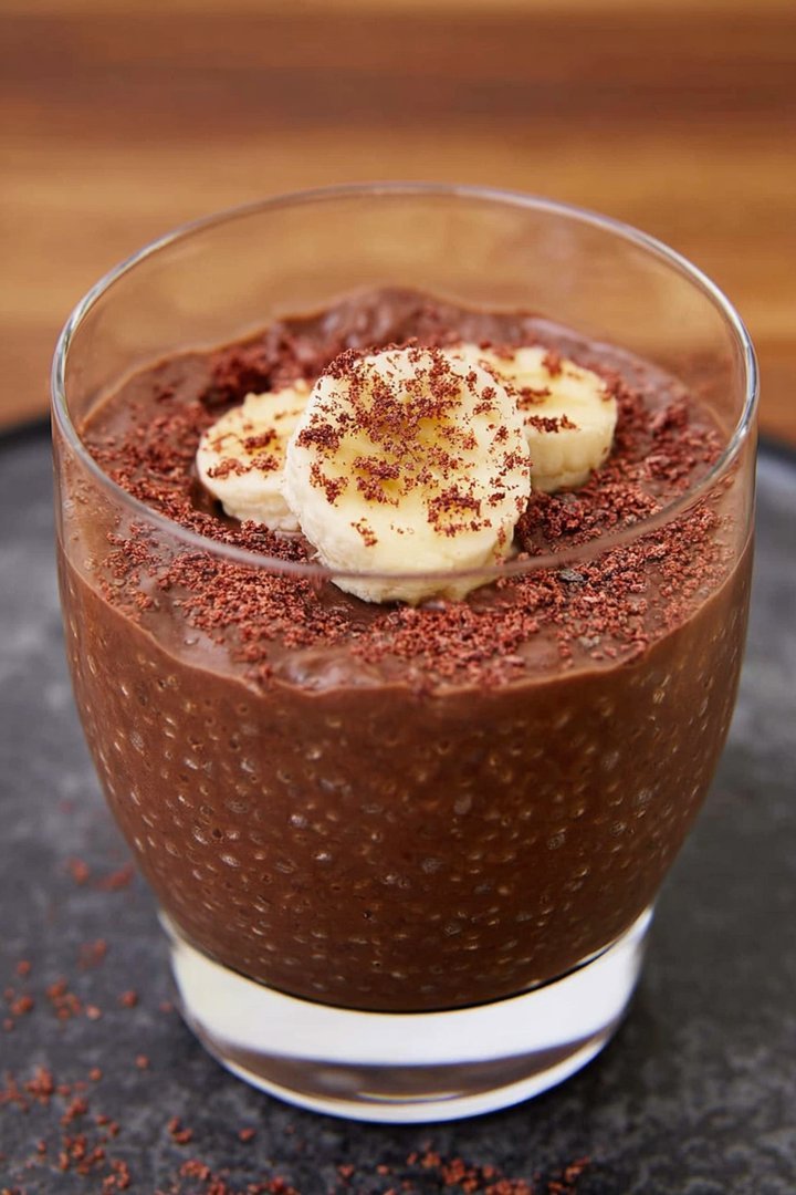 Proteinreicher Schoko-Bananen-Chia-Pudding image 2