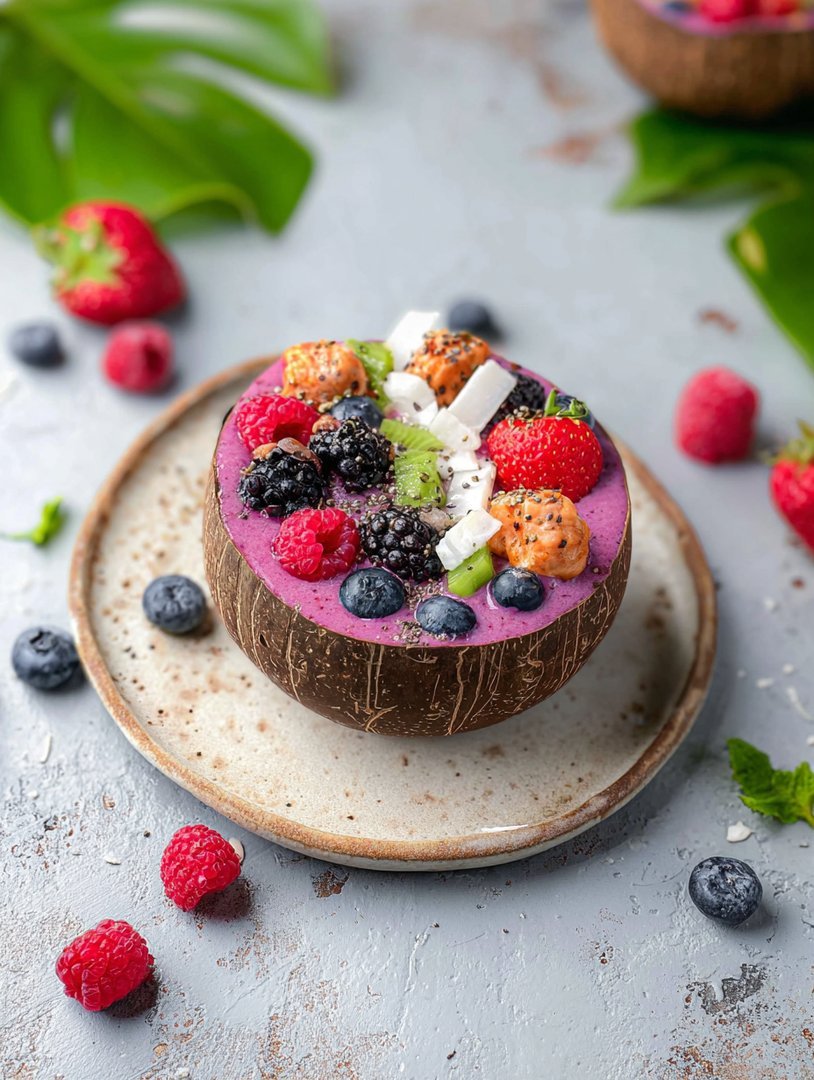 Quark Bowl mit alkoholfreien Beeren (Protein Bowl) image 2