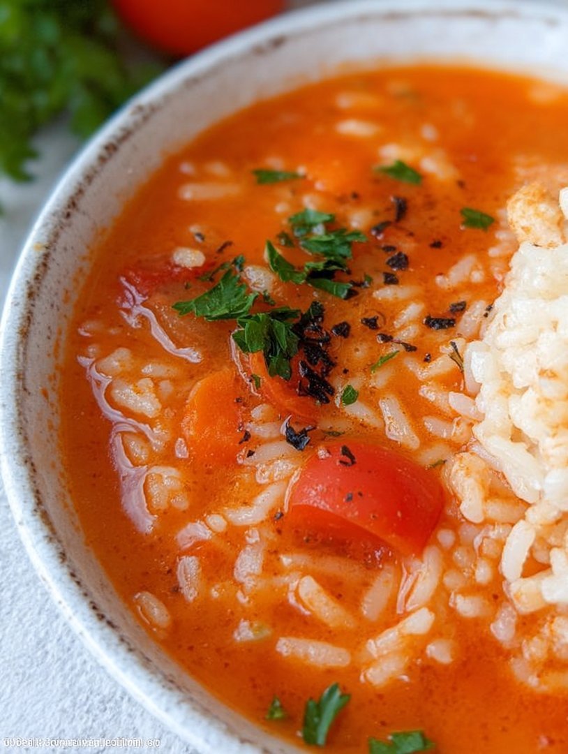 Tomatensuppe mit Reis image 2