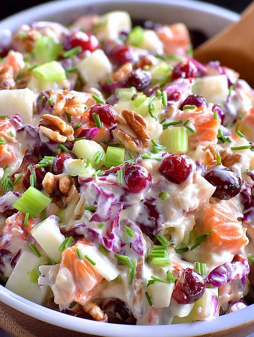 Apfel-Cranberry-Pinselsalat image 2