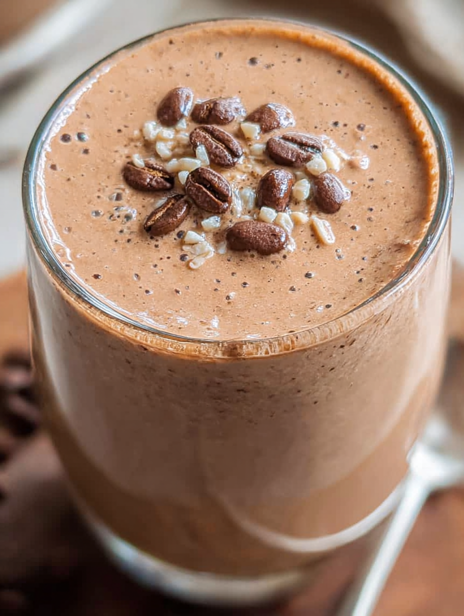 Erdnussbutter-Kaffee-Smoothie image 2