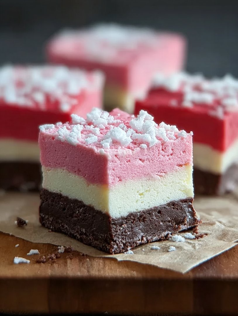 Farbenfroher neapolitanischer Fudge-Genuss image 2