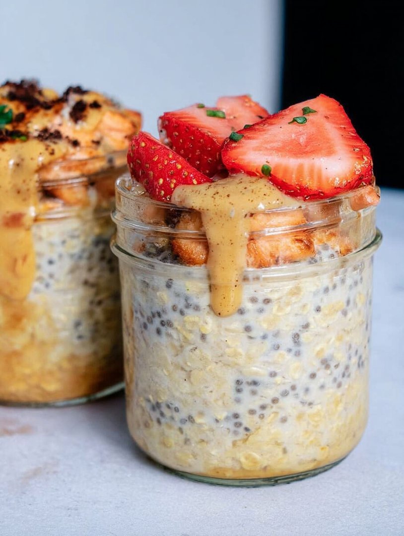 Proteinreiche Overnight Oats image 2
