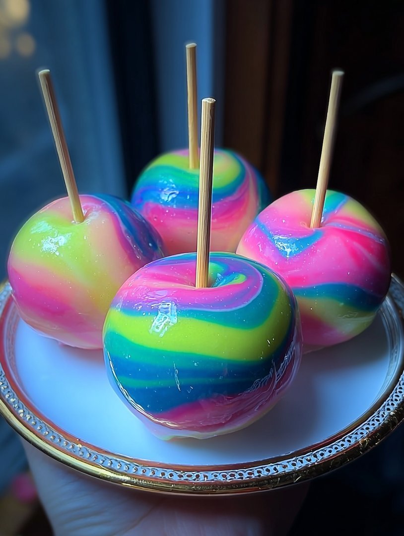 Zuckerwatte-Wirbel-Leuchtäpfel – Ein magischer Genuss! image 2