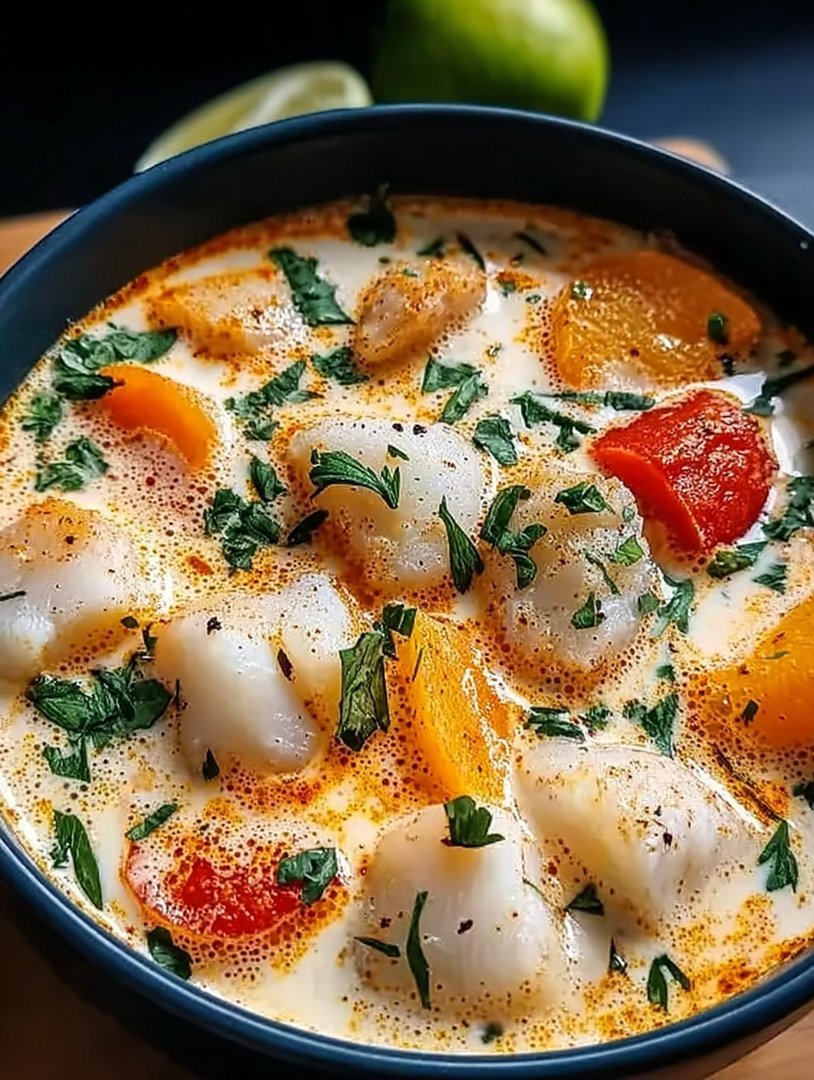 Cremiger Weißfischeintopf mit Kokosnuss image 2