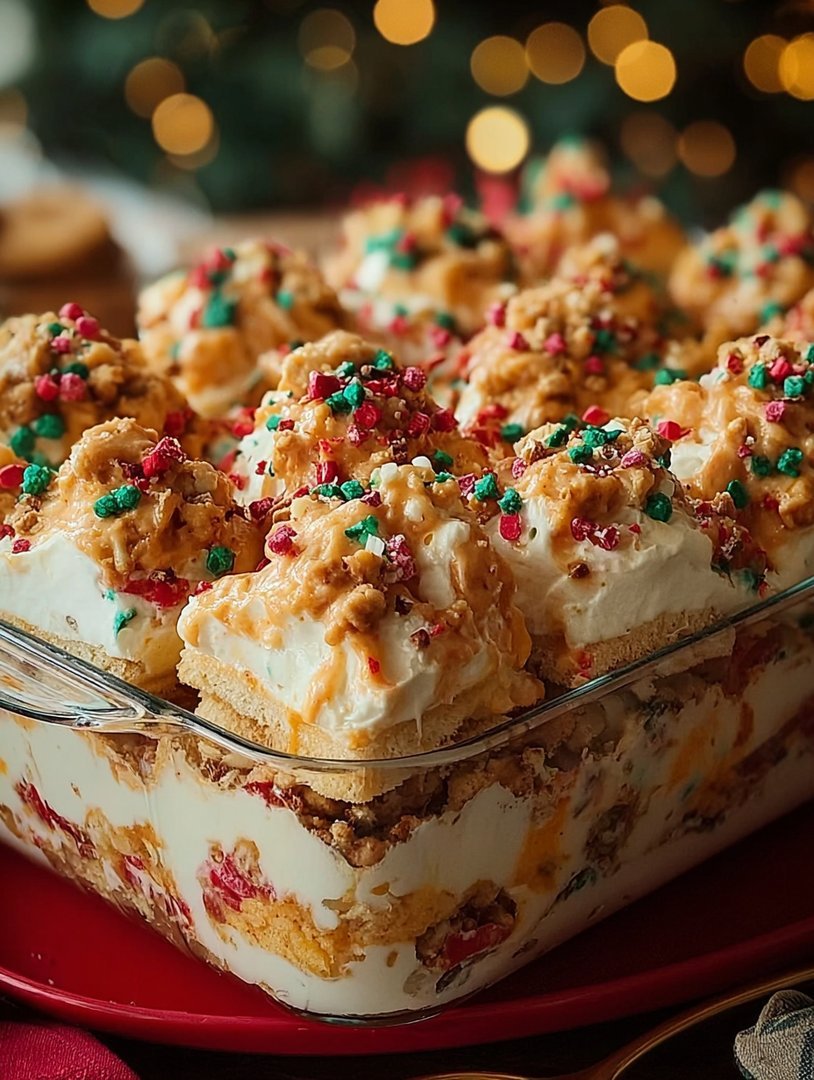 Easy winter holiday Cookie Lasagna image 2