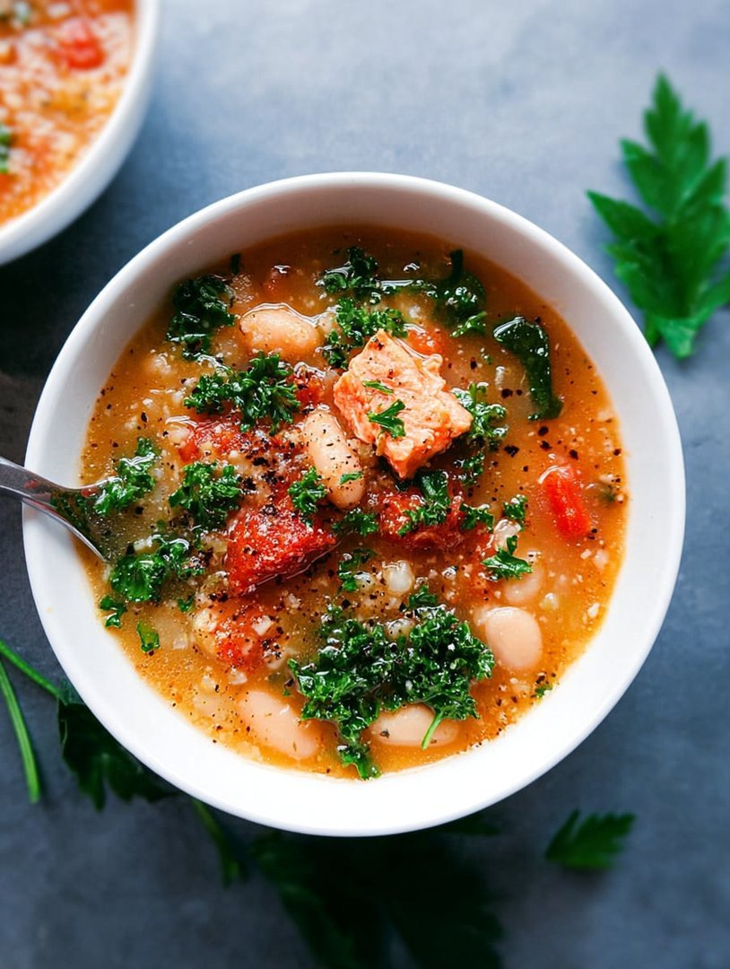 Eiweißreiche weiße Bohnensuppe image 2