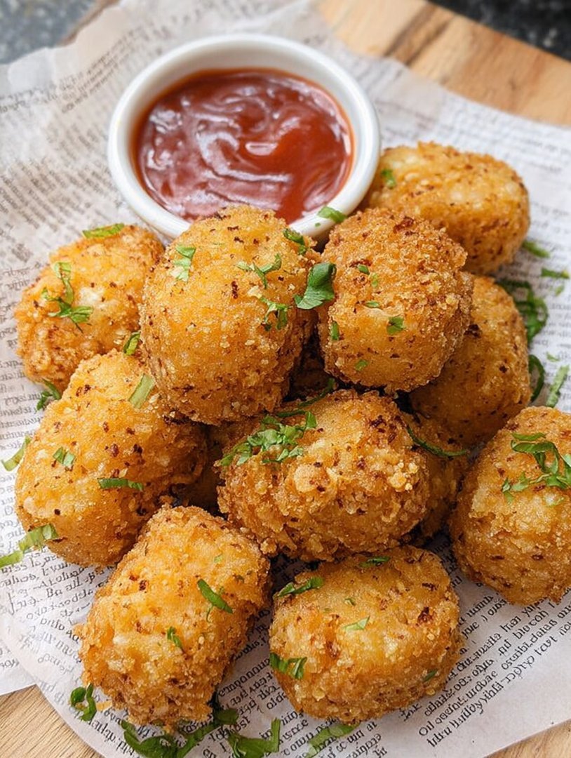 Hüttenkäse-Tots aus zwei Zutaten image 2