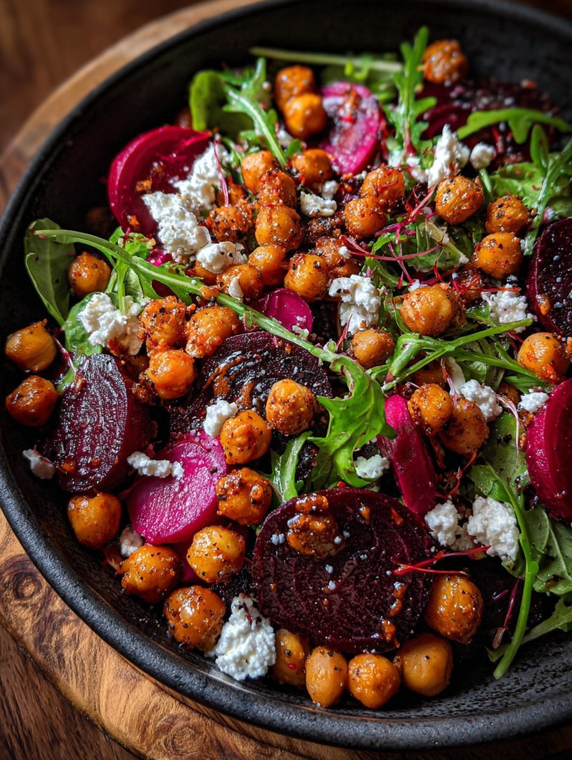 Kichererbsen-, Rote-Bete- und Feta-Salat image 2