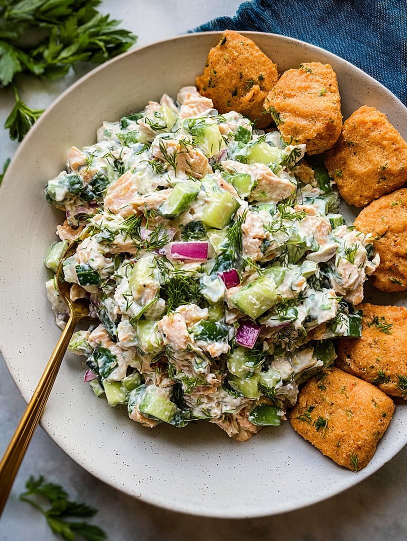 Mediterraner Tzatziki-Hühnersalat image 2