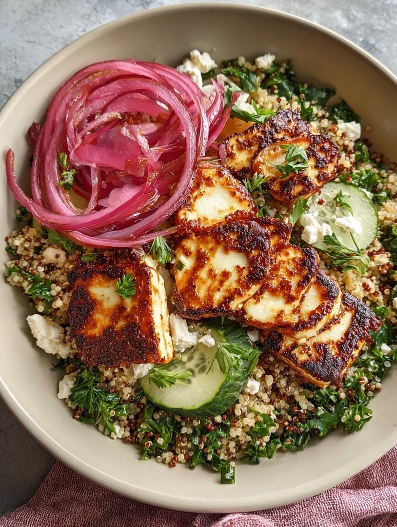 Spicy Hot Honey Halloumi & Couscous Salad image 2