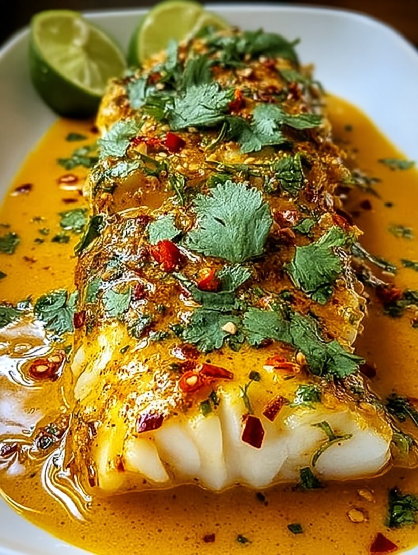 Tasty Coconut Curry Baked Cod image 2